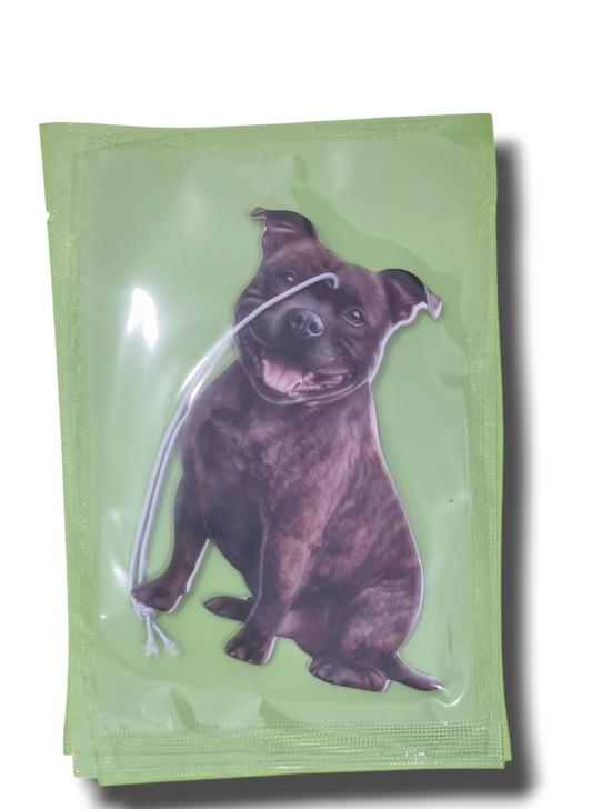 Staffy Car Airfreshener